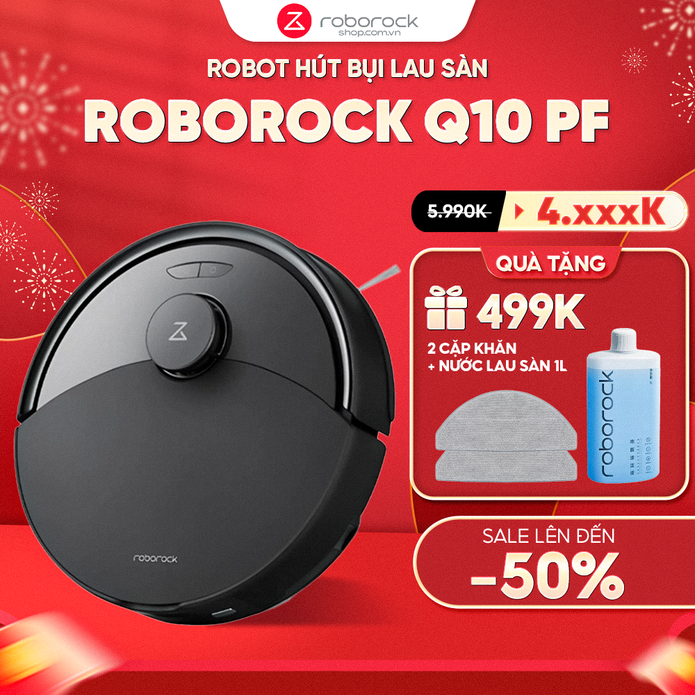 Robot hút bụi Roborock Q10 PF – Bảo hành chính hãng 24 Tháng