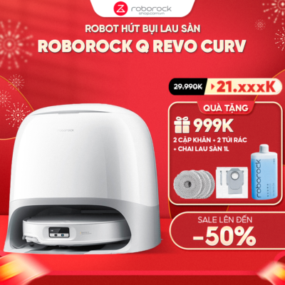 Robot hút bụi Roborock Qrevo CurV – Bảo hành chính hãng 24 Tháng