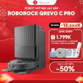 Robot hút bụi lau nhà Roborock Qrevo C Pro – Bảo hành chính hãng 24 Tháng