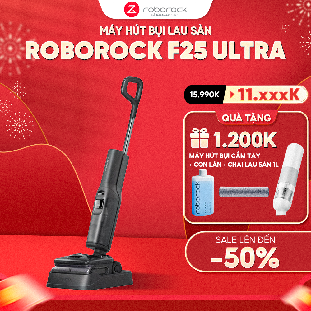 Máy hút bụi lau sàn Roborock F25 Ultra – Hàng Chính Hãng – Bảo hành  24 Tháng