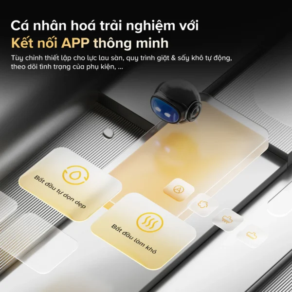 Máy hút bụi lau sàn Roborock F25 ACE Combo – Hàng Chính Hãng – Bảo hành  24 Tháng