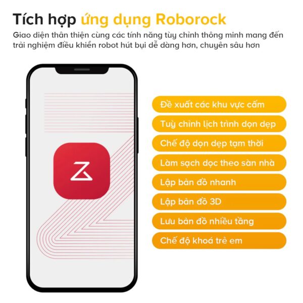 Robot hút bụi Roborock QR798 – Bảo hành chính hãng 24 Tháng