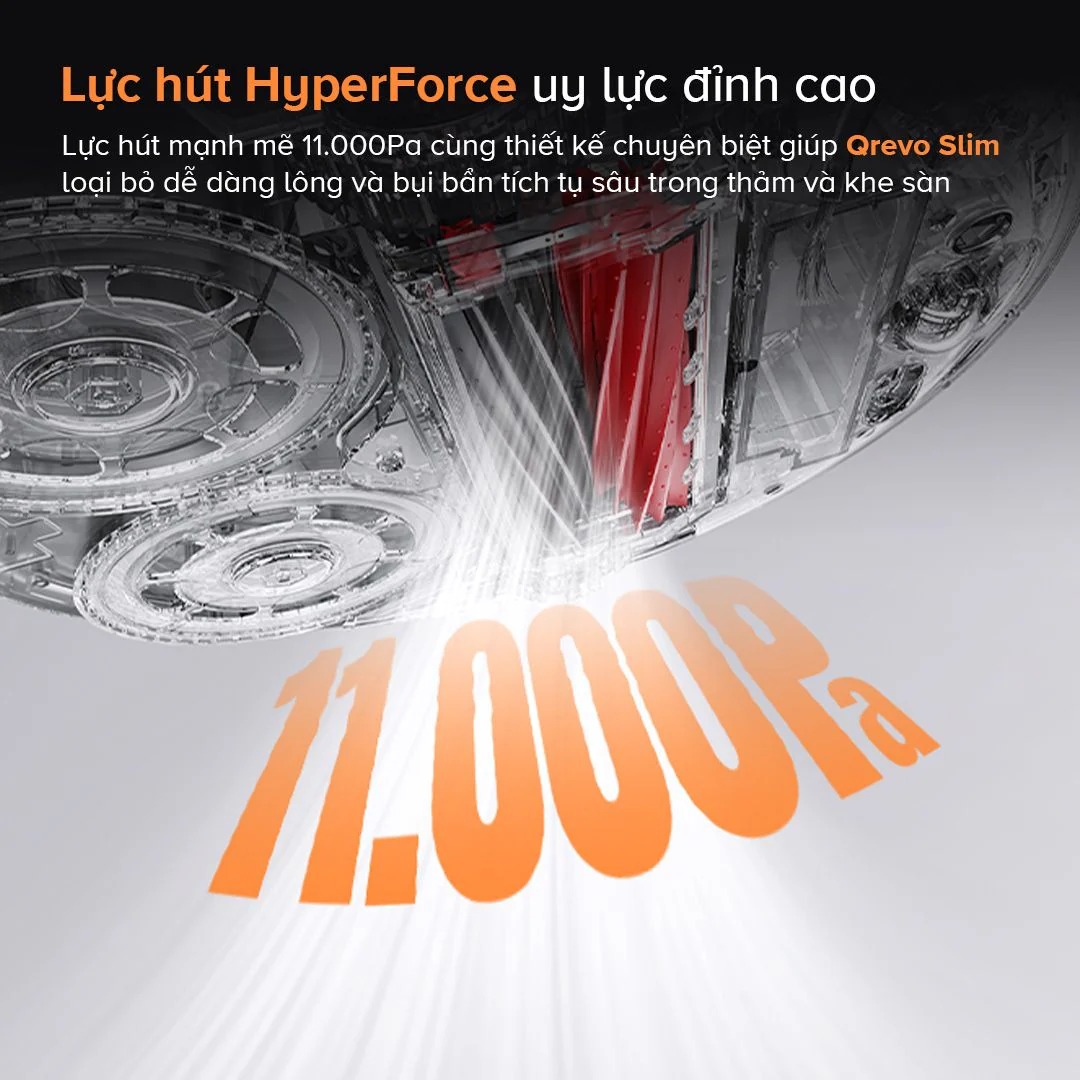 Robot hút bụi Roborock Q Revo Slim – Bảo hành chính hãng 24 Tháng