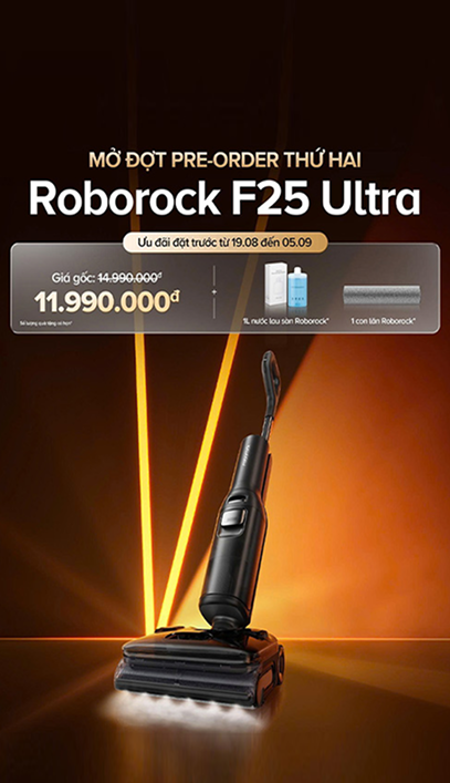 Robot hút bụi Roborock Saros 20 Sonic – Bảo hành chính hãng 24 Tháng