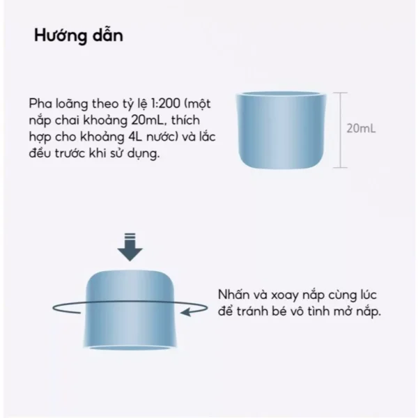 Nước lau sàn chuyên dụng Roborock – Chai 1L