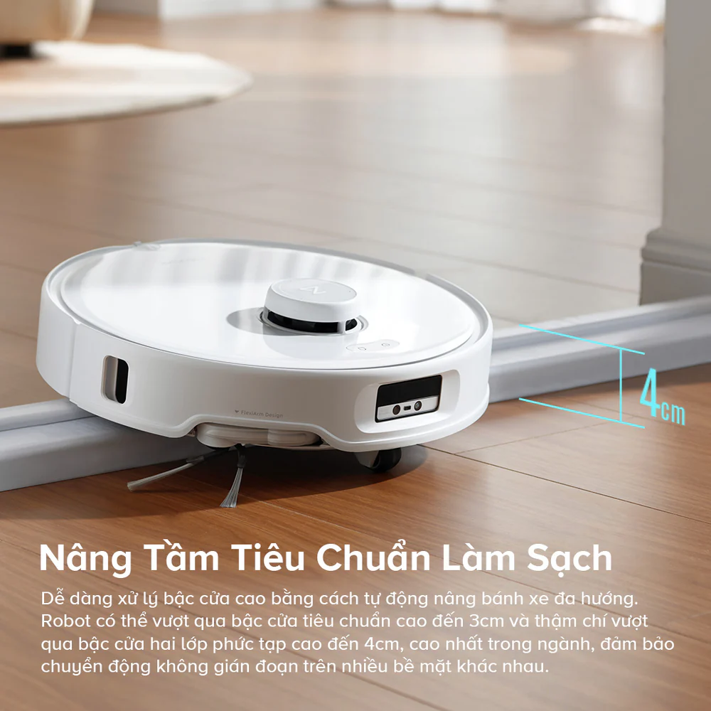 Robot hút bụi Roborock Qrevo CurV – Bảo hành chính hãng 24 Tháng