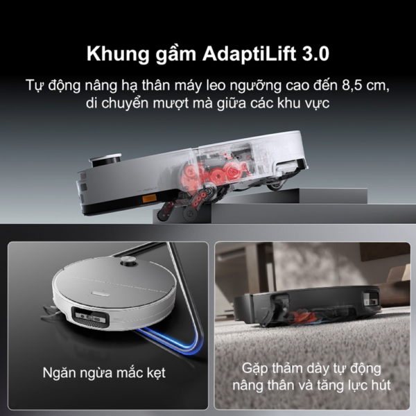 Robot hút bụi Roborock Saros 20 Sonic – Bảo hành chính hãng 24 Tháng