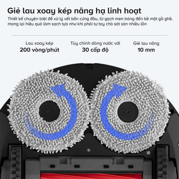 Robot hút bụi Roborock Qrevo S Pro – Bảo hành chính hãng 24 Tháng