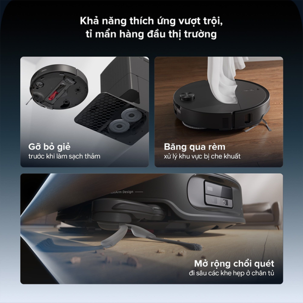 Robot hút bụi Roborock Qrevo Edge 2 – Bảo hành chính hãng 24 Tháng