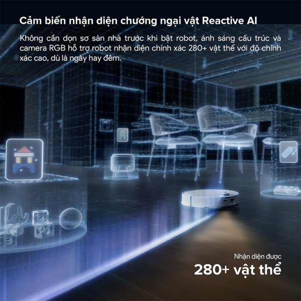 Robot hút bụi Roborock Qrevo Edge 2 – Bảo hành chính hãng 24 Tháng