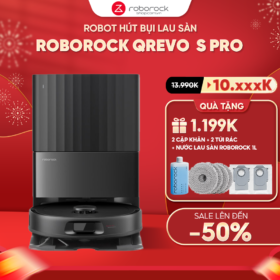 Robot hút bụi Roborock Qrevo S Pro – Bảo hành chính hãng 24 Tháng