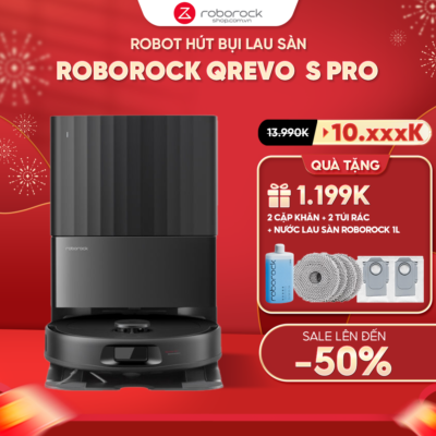 Robot hút bụi Roborock Qrevo S Pro – Bảo hành chính hãng 24 Tháng