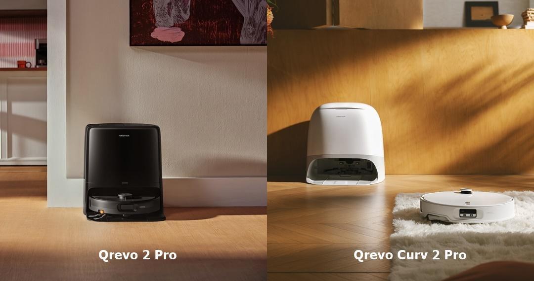So sánh ngắn gọn Qrevo 2 Pro và Qrevo Curv 2 Pro