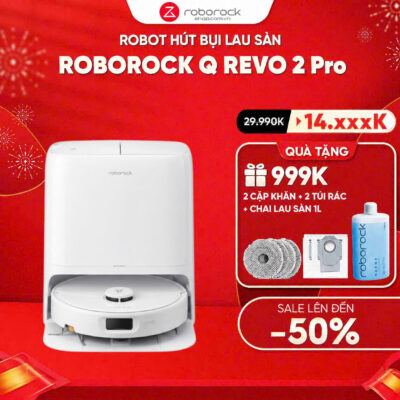 Robot Hút Bụi Lau Nhà Roborock Qrevo 2 Pro – Bảo hành chính hãng 24 Tháng