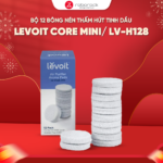 Bộ 12 bông nén thấm hút tinh dầu Aroma Levoit | Sử dụng máy Core mini & LV-H128