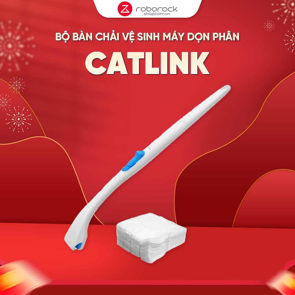Bộ Bàn Chải Vệ Sinh Máy Dọn Phân CATLINK | Hàng chính hãng