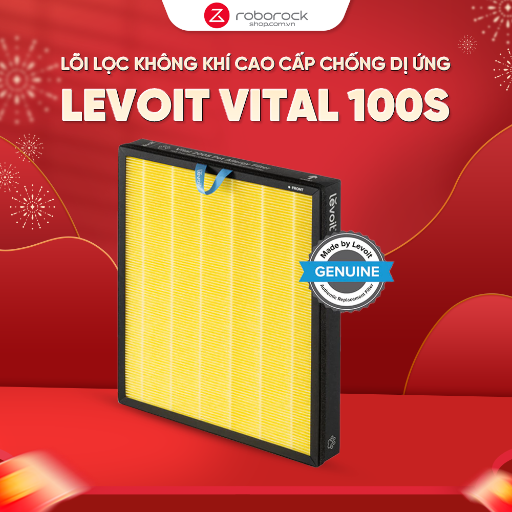 Lõi Lọc Không Khí Cao Cấp Chống Dị Ứng Thú Nuôi Cho Máy Lọc Không Khí Levoit Vital 100S | Khử Mùi Thú Cưng Hiệu Quả Cao