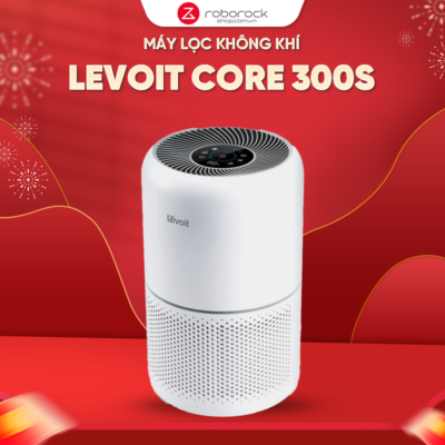 Máy Lọc Không Khí Levoit Core 300S – Lõi HEPA 3 lớp lọc bụi mịn – Đèn cảm biến chất lượng không khí – Hẹn giờ | Bảo hành 24 Tháng