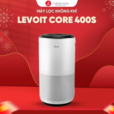 Máy Lọc Không Khí Levoit Core 400S – Lõi HEPA 3 lớp lọc bụi mịn – Đèn cảm biến chất lượng không khí – Hẹn giờ | Bảo hành 24 Tháng