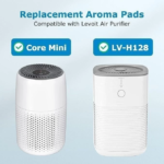 Bộ 12 bông nén thấm hút tinh dầu Aroma Levoit | Sử dụng máy Core mini & LV-H128