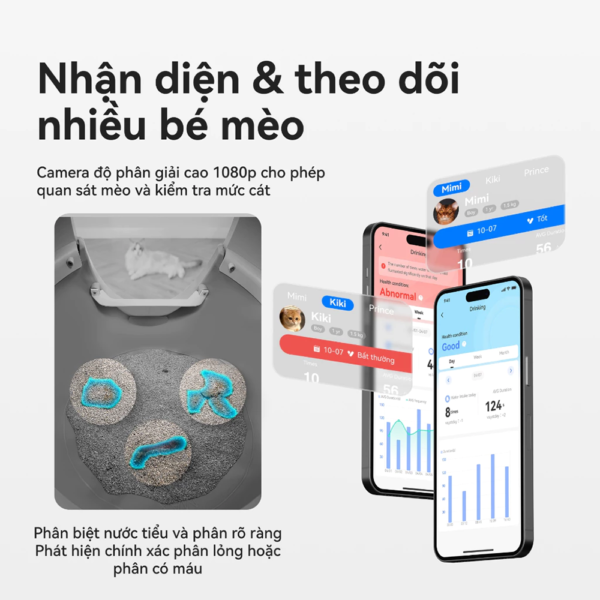 Máy Dọn Phân Cho Mèo Tự động CATLINK Pro Ultra | Khử mùi hiệu quả – Kết nối app – Cảm biến an toàn – Bảo Hành 12 Tháng