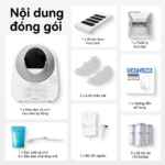 Máy Dọn Phân Cho Mèo Tự động CATLINK Pro Ultra | Khử mùi hiệu quả – Kết nối app – Cảm biến an toàn – Bảo Hành 12 Tháng