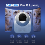 Máy Dọn Phân Cho Mèo Tự động CatLink Pro X Luxury | Khử mùi – Kết nối app – Cảm biến an toàn – Bảo Hành 12 Tháng