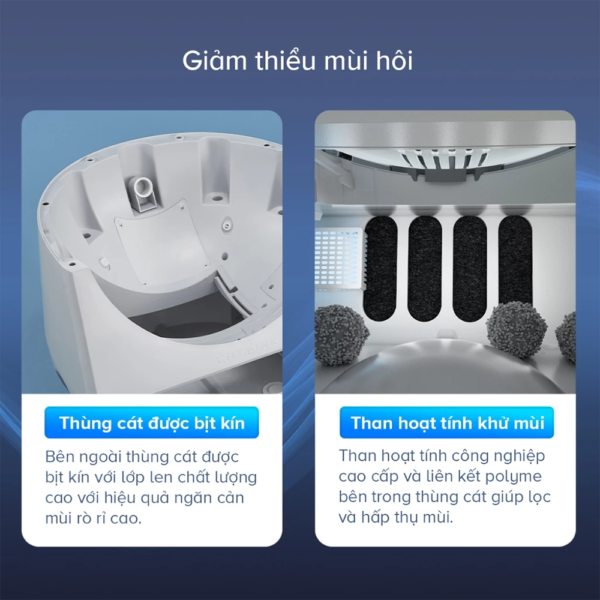 Máy Dọn Phân Cho Mèo Tự động CATLINK Young | Khử mùi hiệu quả – Cảm biến an toàn – Ngăn chứa lớn – Bảo Hành 12 Tháng