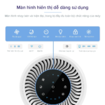 Máy Lọc Không Khí Levoit Core 200S – Lõi HEPA 3 lớp lọc bụi mịn – Hẹn giờ – Kết nối app – Đèn ngủ | Bảo hành 24 Tháng