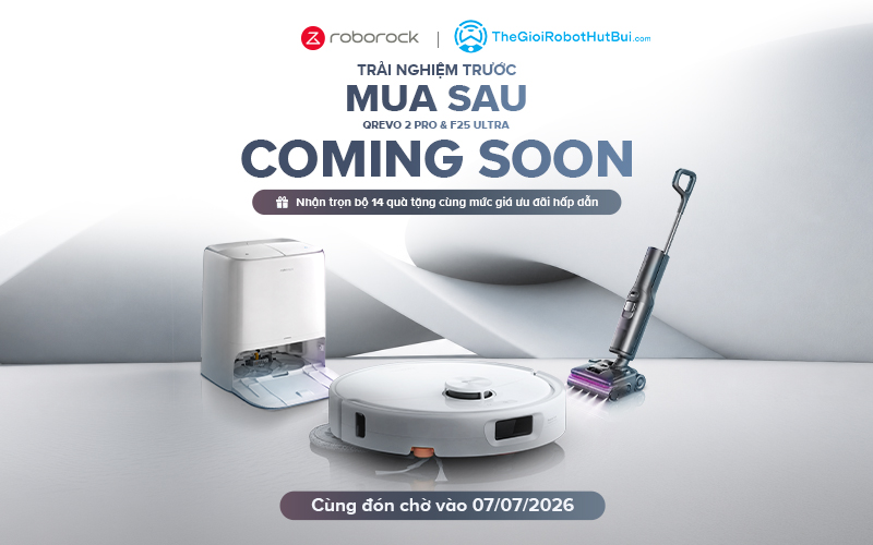 Sự kiện trải nghiệm Roborock Qrevo 2 Pro: Quà tặng và ưu đãi chỉ có trong tháng 7