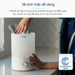Máy Phun Sương Tạo Ẩm và Xông Tinh Dầu 2 trong 1 Levoit Dual 150 Ultrasonic | Công nghệ siêu âm – 4 cấp độ – Đèn ngủ –  Bảo hành 24 Tháng