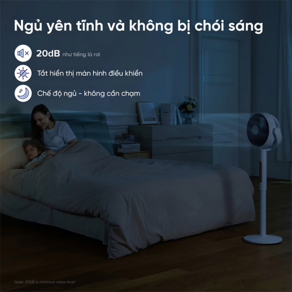 Quạt Tuần Hoàn Không Khí Levoit CirculAir 22.9cm |  Cảm biến nhiệt độ- 12 cấp gió – Mát đến 30m – Xoay đa hướng | Bảo hành 24 Tháng