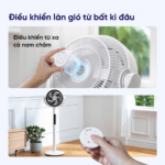 Quạt Tuần Hoàn Không Khí Levoit CirculAir 22.9cm | Cảm biến nhiệt độ- 12 cấp gió – Mát đến 30m – Xoay đa hướng | Bảo hành 24 Tháng