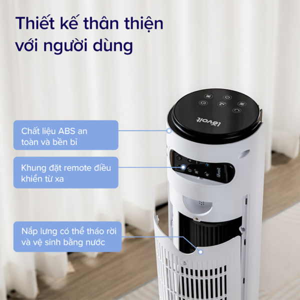 Quạt Tháp Điều Hòa Thông Minh Levoit Classic 42 inches | Có remote điều khiển – Cảm biến nhiệt độ | Bảo hành 24 Tháng