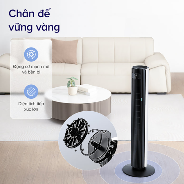 Quạt Tháp Điều Hòa Thông Minh Levoit Classic 42 inches | Có remote điều khiển – Cảm biến nhiệt độ | Bảo hành 24 Tháng