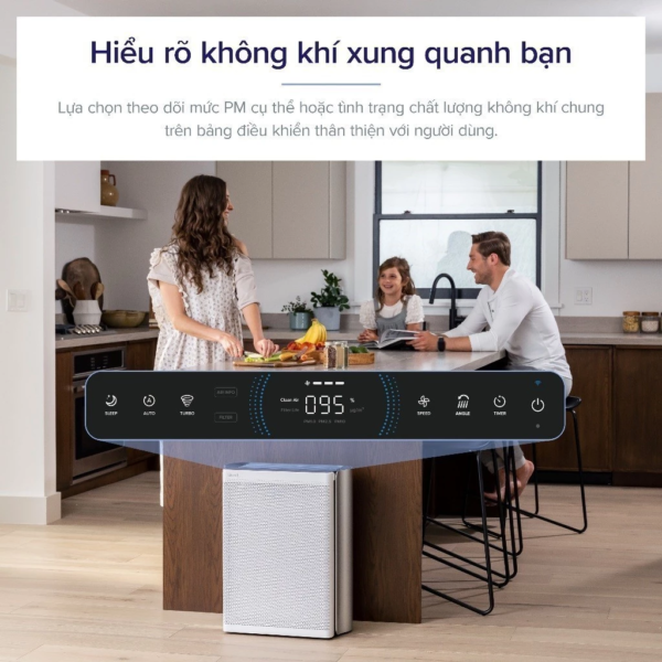 Máy Lọc Không Khí Levoit EverestAir – Lọc bụi mịn – Đèn cảm biến chất lượng không khí – Hẹn giờ | Bảo hành 24 Tháng
