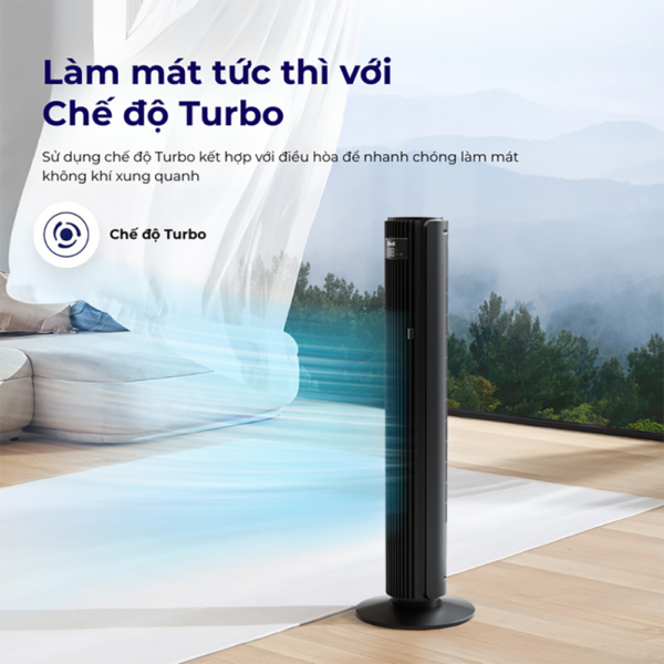 Quạt Tháp Điều Hòa Levoit Smart Wifi 42 inches | Kết nối app – Cảm biến nhiệt độ – 12 cấp gió | Bảo hành 24 Tháng