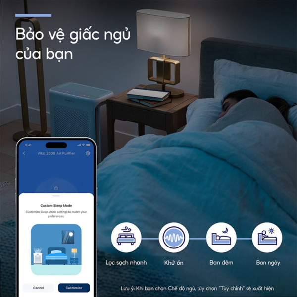 Máy Lọc Không Khí Cho Thú Cưng Levoit Vital 200S – Lọc bụi mịn – Khử mùi, hút lông – Đèn cảm biến chất lượng | Bảo hành 24 Tháng