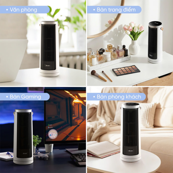Quạt Tháp Thông Minh Levoit Windi Mini | Điều khiển từ xa – 5 tốc độ gió – Tiết kiệm điện – Bảo hành 24 Tháng
