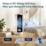 Quạt Tháp Thông Minh Levoit Windi Mini | Điều khiển từ xa – 5 tốc độ gió – Tiết kiệm điện – Bảo hành 24 Tháng