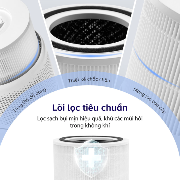 Lõi Lọc Không Khí Chính Hãng Cho Máy Lọc Không Khí Levoit Core 300/300S | Lọc Bụi Mịn – Khử Mùi – Lõi HEPA 3 lớp