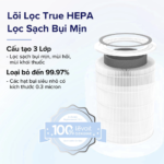Lõi Lọc Không Khí Chính Hãng Cho Máy Lọc Không Khí Levoit Core 400S | Lọc Bụi Mịn – Khử Mùi – Lõi HEPA – Than Hoạt Tính