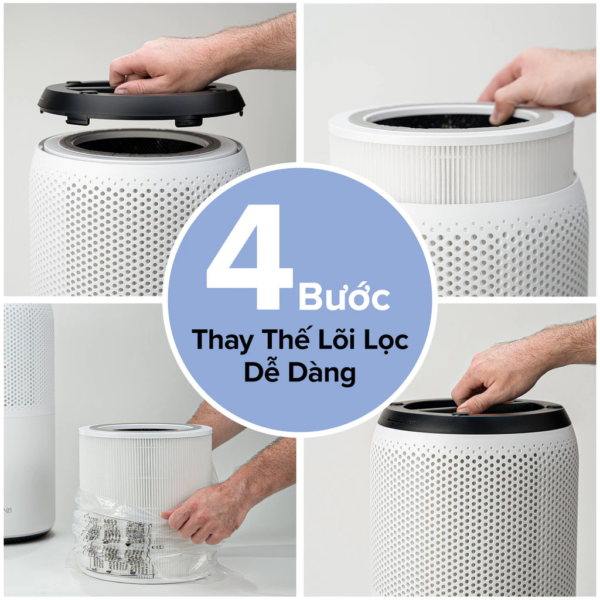 Lõi Lọc Không Khí Chính Hãng Cho Máy Lọc Không Khí Levoit Core 400S | Lọc Bụi Mịn – Khử Mùi – Lõi HEPA – Than Hoạt Tính