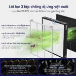 Lõi Lọc Không Khí Chính Hãng Cho Máy Lọc Không Khí Levoit Vital 100S | Lõi HEPA Lọc Bụi Mịn – Khử Mùi Thú Cưng Hiệu Quả