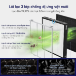 Lõi Lọc Không Khí Chính Hãng Cho Máy Lọc Không Khí Levoit Vital 200S | Lõi HEPA Lọc Bụi Mịn – Khử Mùi Thú Cưng Hiệu Quả