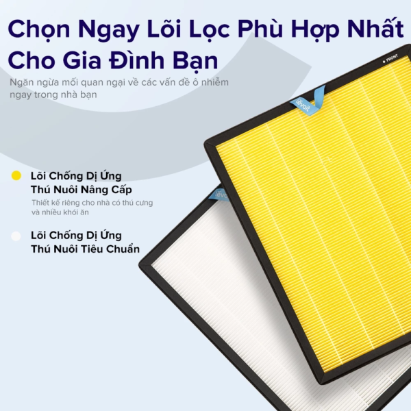 Lõi Lọc Không Khí Cao Cấp Chống Dị Ứng Thú Nuôi Cho Máy Lọc Không Khí Levoit Vital 200S | Khử Mùi Thú Cưng Hiệu Quả Cao