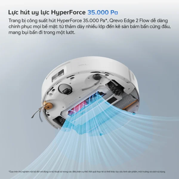 Robot hút bụi lau nhà Roborock Qrevo Edge 2 Flow – Hàng chính hãng