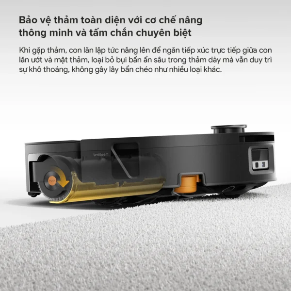 Robot hút bụi lau nhà Roborock Saros 20 Flow Complete