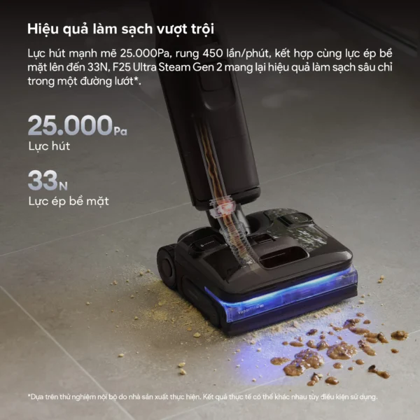 Máy hút bụi lau nhà Roborock F25 Ultra Steam Gen 2