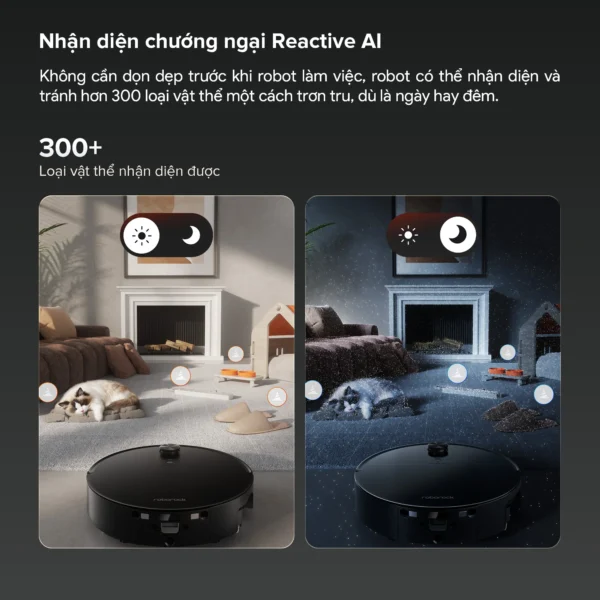 Robot hút bụi lau nhà Roborock Saros 20 Flow Complete